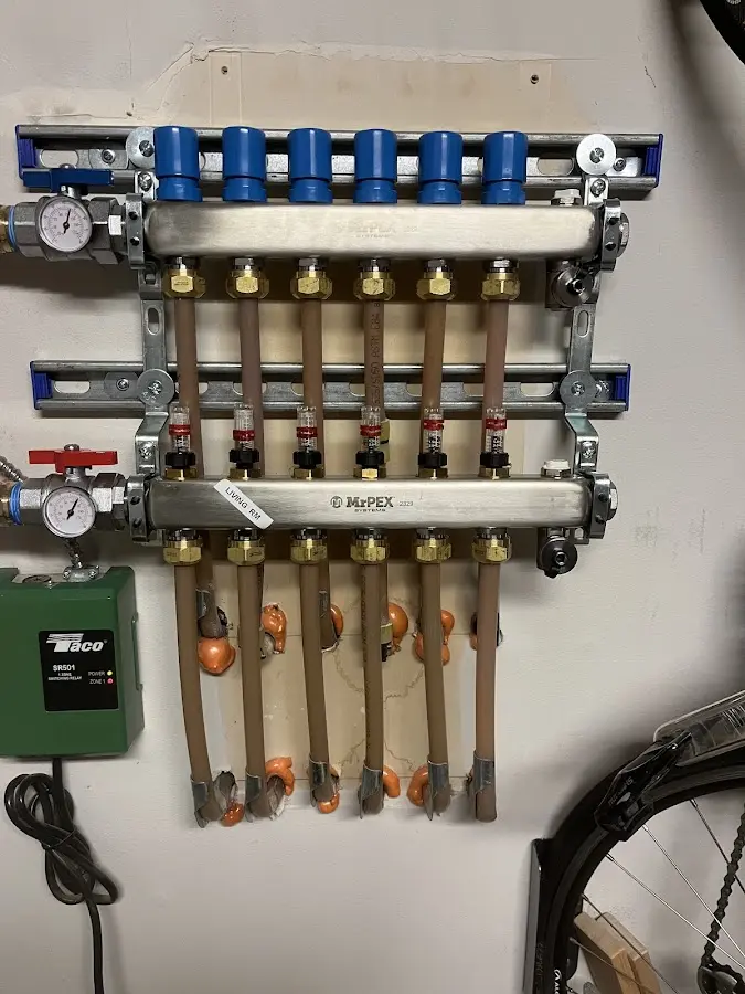 Plumber performing Leak Detection at a residential property in Pea Ridge